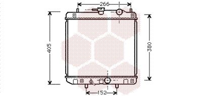 VAN WEZEL Radiators, Motora dzesēšanas sistēma 11002035